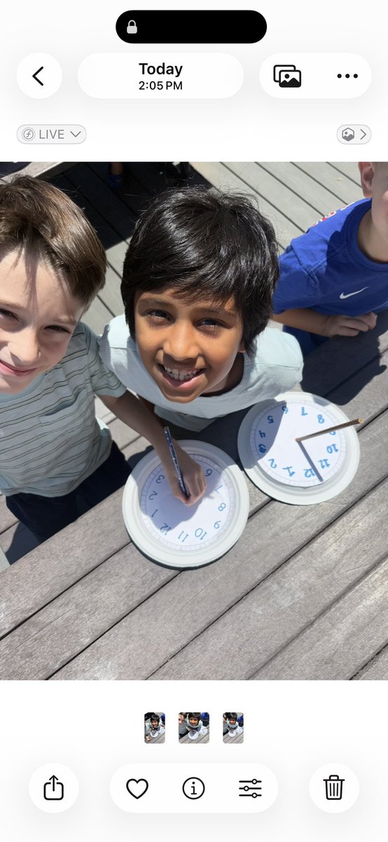 RLifescience's tweet photo. A perfect day to build their Sundials #rnegreatthings https://t.co/quupQxiIWX