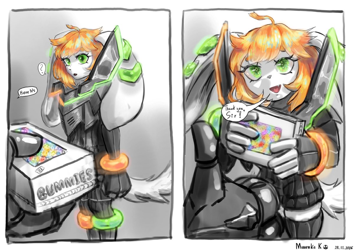 MurenkaK's tweet photo. #freedomplanet2 #GalaxyTrail #MillaBasset #freedomplanet https://t.co/52jda75dOs