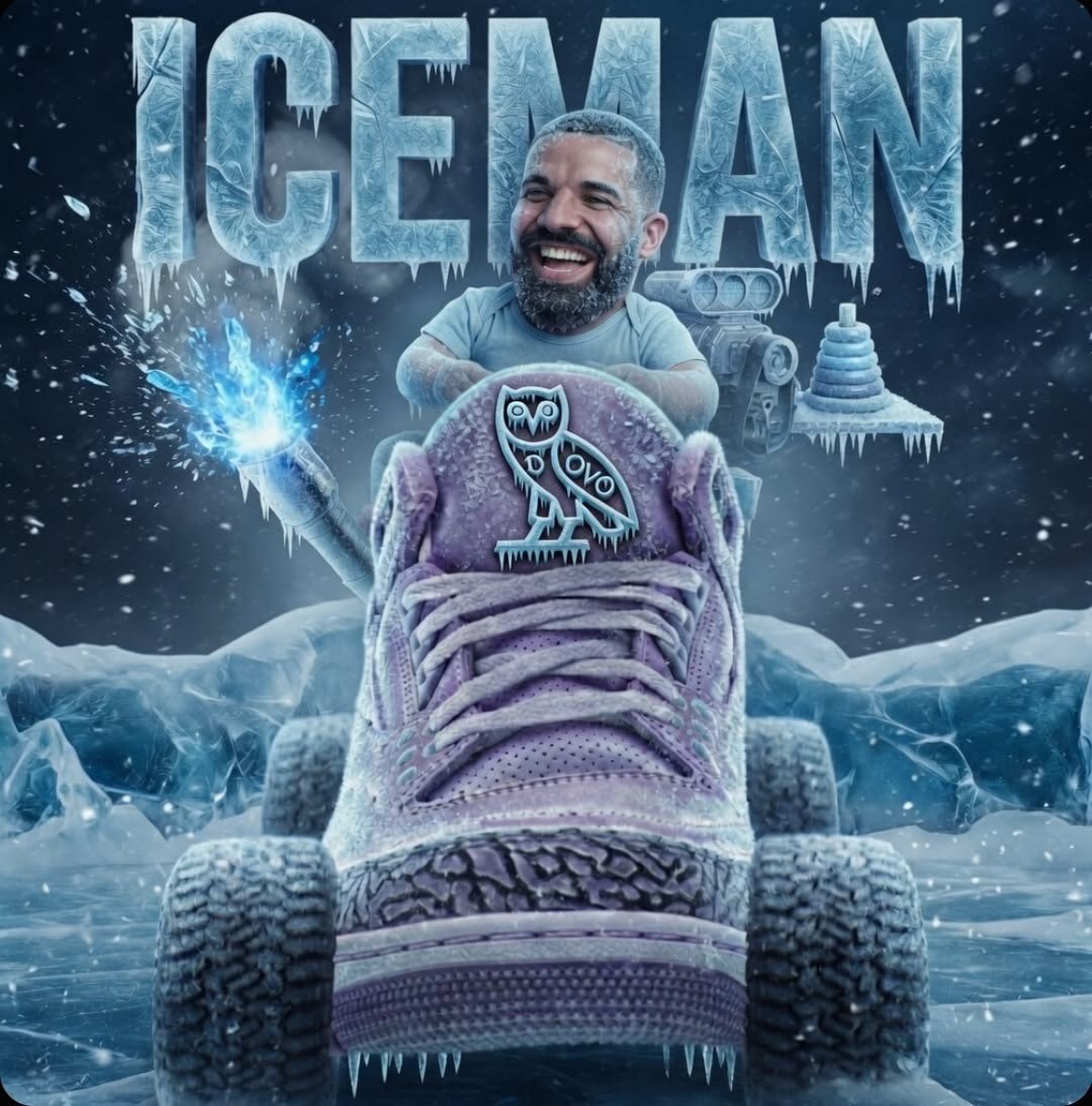 FrankMagana15's tweet photo. Drake reveals the cover art and tracklist for ‘ICEMAN’ https://t.co/b2gHcaokBx