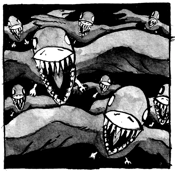 New comic on Patreon! https://t.co/1ibixlN0V8 Subscribe to see the full comic! My latest long-form comic is a lil' scary. You may be interested if you like thing a lil' scary. 