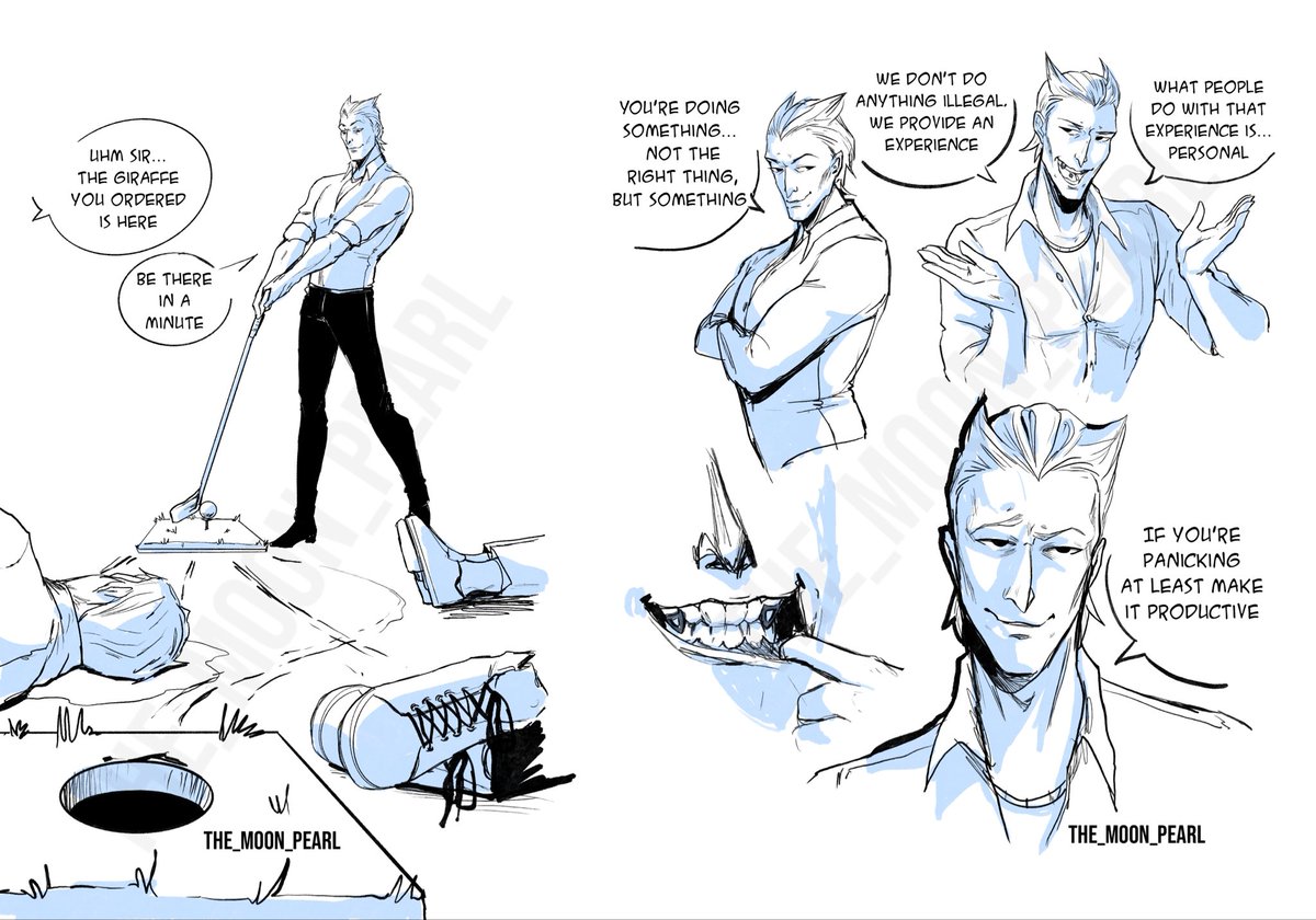 rita_khdr's tweet photo. Working on a personal comic… 
Fanart has been so unfulfilling lately… 
This is my OC VIIK characters #comic #oc #viik https://t.co/cjLyWnzQHi