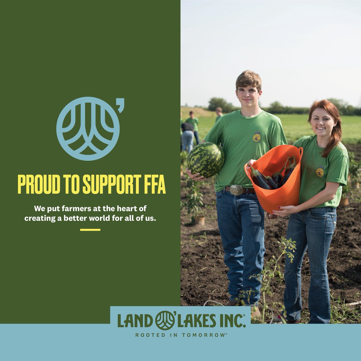 IAFFAFoundation's tweet photo. Thankful Thursday 💙 Thank you to Land O’ Lakes for sponsoring the 2026 Career Fair at the State FFA Leadership Convention and supporting Fall District Officer training. Your partnership helps us keep #RaisingTheBannerTogether for Iowa ag students and educators. #ThankYou #FFA https://t.co/la1oaikPAJ