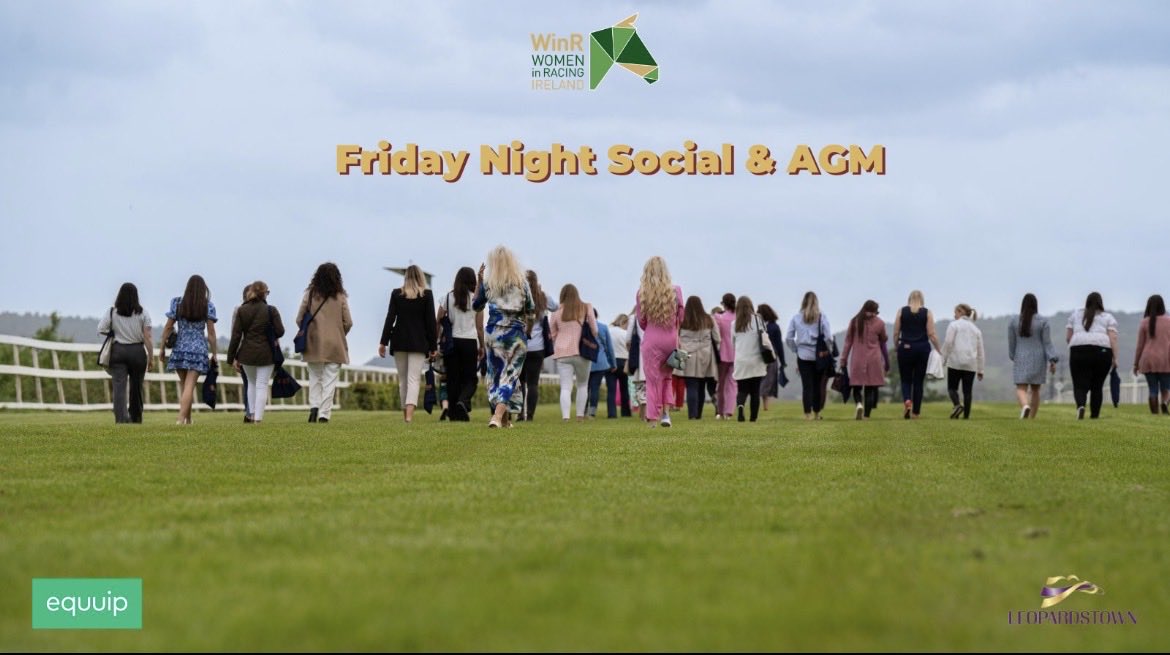 WINforRacing's tweet photo. ‼️ Last chance to get your tickets 🎟️ to our Friday Night Social  &amp; AGM at @LeopardstownRC

🐎 Racing - The Women in Racing Handicap 
👭 Networking 
🍰 ☕️ Afternoon Tea 
🎤 Hear from @KentuckyDerby winning trainer Cherie DeVaux

Limited spots - visit https://t.co/b8FWnLk3UJ https://t.co/x35l9fKcIe