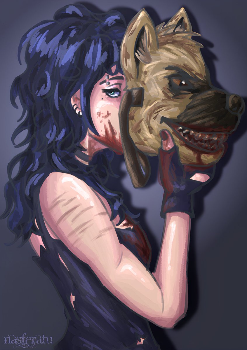 n4ferart_'s tweet photo. this is my creepypasta oc, her name is naya :P
i'm gonna rewrite her story next!
#creepypasta #oc https://t.co/2KyavGfjau