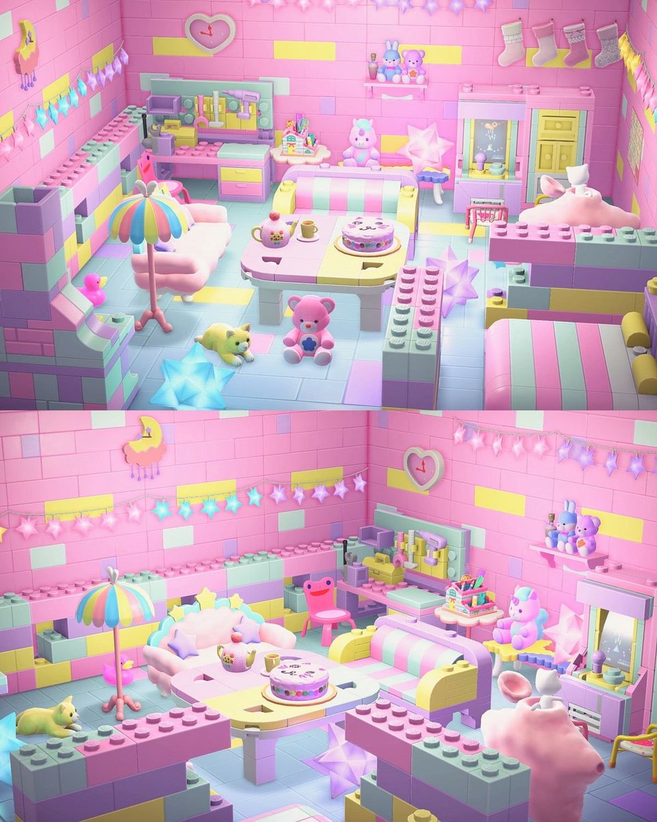 peonypixel's tweet photo. animal crossing sanrio lego room 💓 https://t.co/7qCVi7FWq2