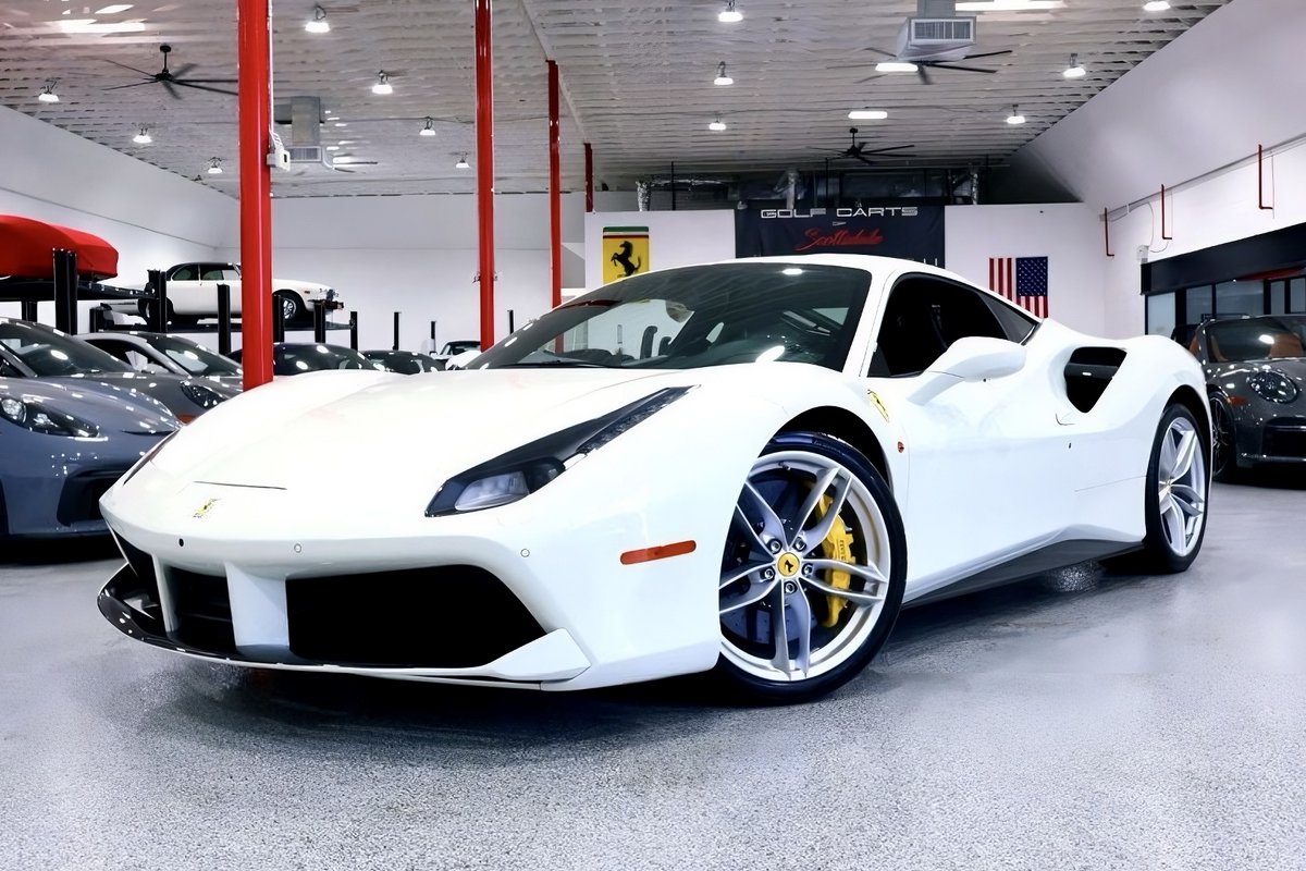 HighlineAutos's tweet photo. FOR SALE - 2017 Ferrari 488 GTB, Bianco Avus over Nero leather, 3.9L twin-turbo V8, 2,243 mi, rare goldrake carbon race seats, yellow calipers &amp; rev counter, Scuderia shields, XPEL PPF, HUGE carbon option spec. $315,000
•
CLICK to View Listing: https://t.co/ZHVoir5o4z

#ferrari https://t.co/FNWEv8HtMo