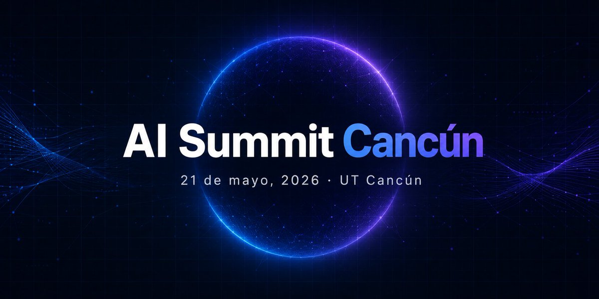 josedlujan's tweet photo. Se  hará un evento de AI en Cancún, lo bueno es que se ha dejado de fuera todo el Hype....  si les interesa ir, me dicen y les paso cupones de acceso, es gratis pero es cerrado... Nos vemos por ahí.

Les doy prioridad a los amigos que siempre han apoyado a la comunidad aquí en Cancún.