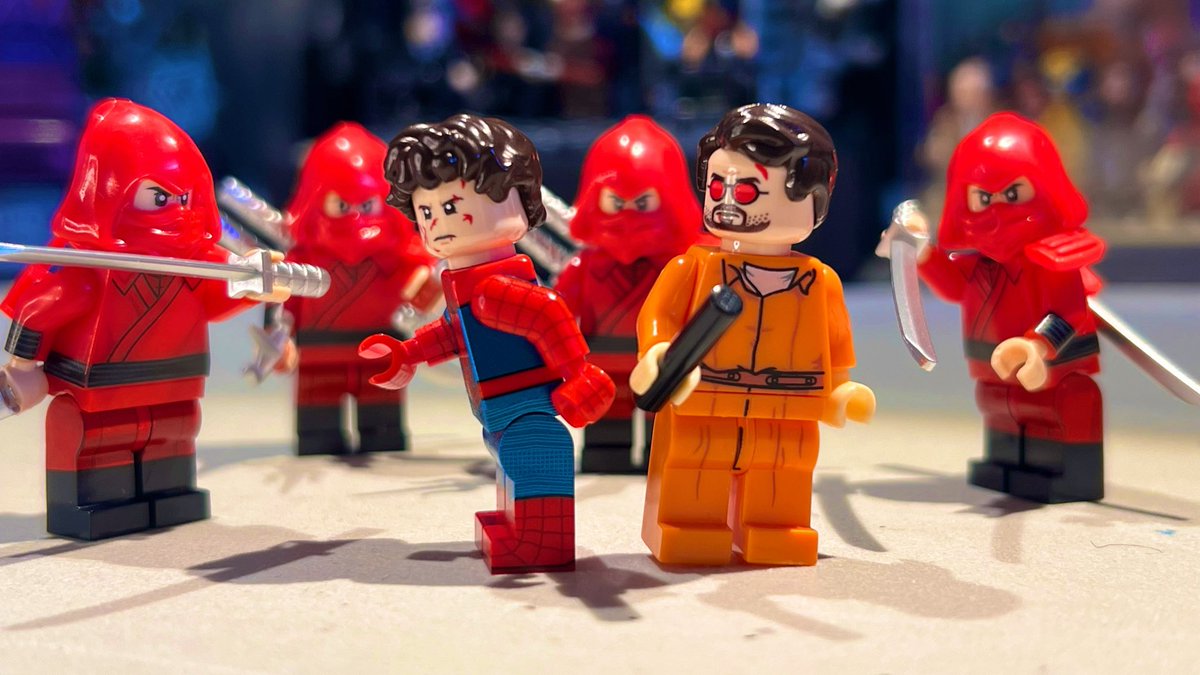 MgfCustoms's tweet photo. Cell block LEGO ⛓️ 

We can still dream about that Daredevil / Spidey Brand New Day crossover right? https://t.co/DJ7BMkSOUN