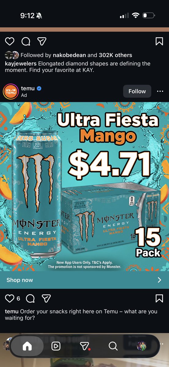 staccinup's tweet photo. There are real humans among us who have consumed the temu monster energy https://t.co/AkTKoN2UG2