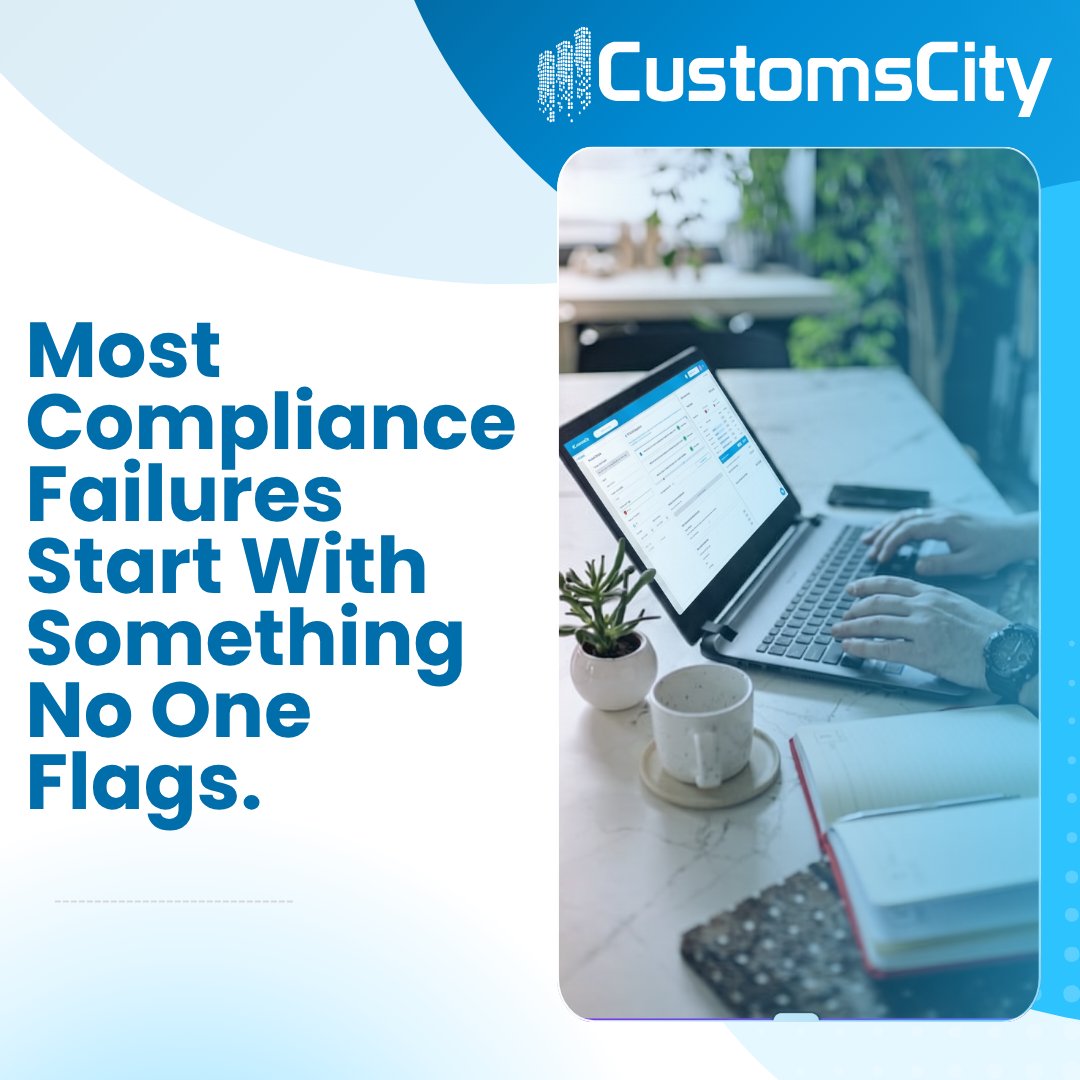 CustomsCity's tweet photo. Most compliance failures start with product data issues no one flags. 
HTS errors can impact Section 232 exposure, CAPE refunds, and audit risk. 

CustomsAI HTS Classification helps teams review high-risk classifications faster. https://t.co/QYNU2trowo 

#HTS #CustomsCompliance https://t.co/NKqYyiDoOd