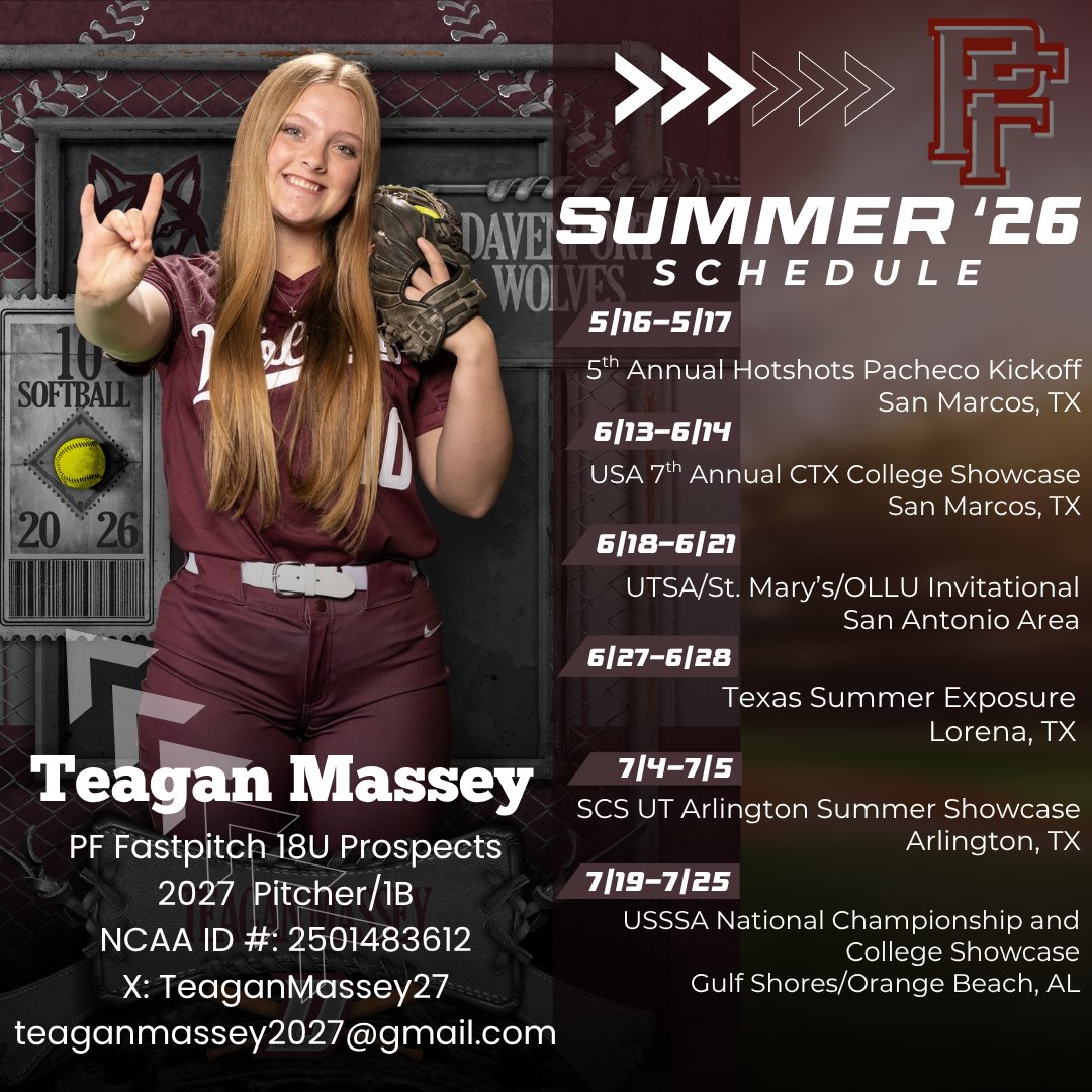 TeaganMassey27's tweet photo. Getting a jump on Summer ball with a tourney this weekend in San Marcos! https://t.co/TldZk0EZwu