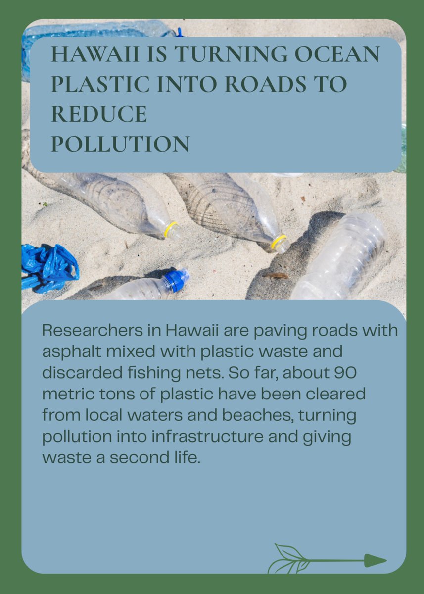 Femme2Earth's tweet photo. Good news exists — you just have to look for it. 🌍
✅ Air → drinking water
✅ Macaws back in Rio after 200 years
✅ Ocean plastic → roads
Nature + human creativity = unstoppable. 🌱
#ClimatePositive #GoodNews https://t.co/Hhrv7ge8E6
