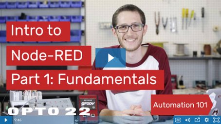 opto22's tweet photo. #TBT to the first video in our #NodeRED series, and still the most watched on the Opto 22 #YouTube channel. See  why this open source visual editor is gaining support in the growing world of IIoT. Watch: https://t.co/V6uFal2Vom #automation101 https://t.co/ET8KJYBs2B