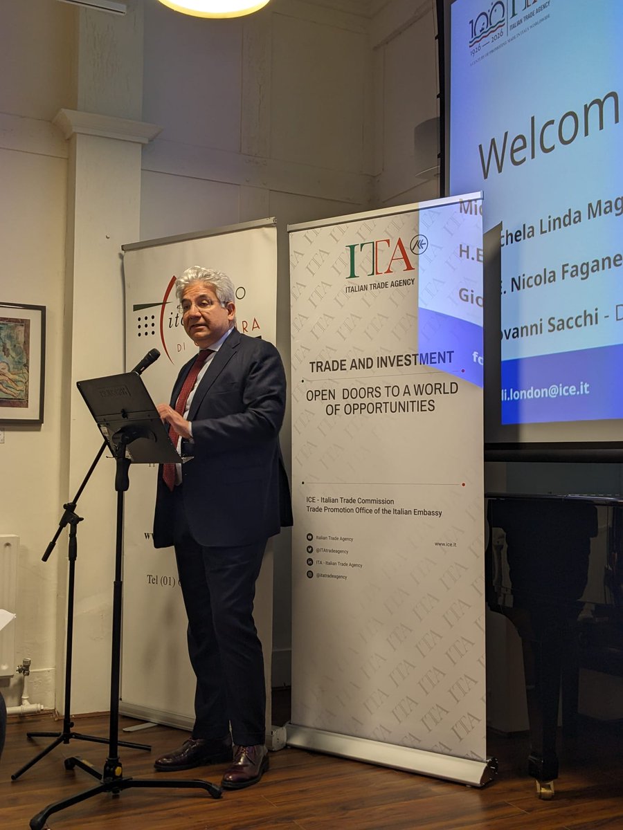ITALondon_'s tweet photo. Today @ITALondon_ is launching its first #FDI event in Dublin in collaboration with the Embassy of Italy in Dublin and the Italian Institute of culture. An insightful night to discover why Italy matters for Irish companies. 

#FDI #Businessgrowth #R&amp;D #industrialdevelopment https://t.co/ysUVTPmT1m