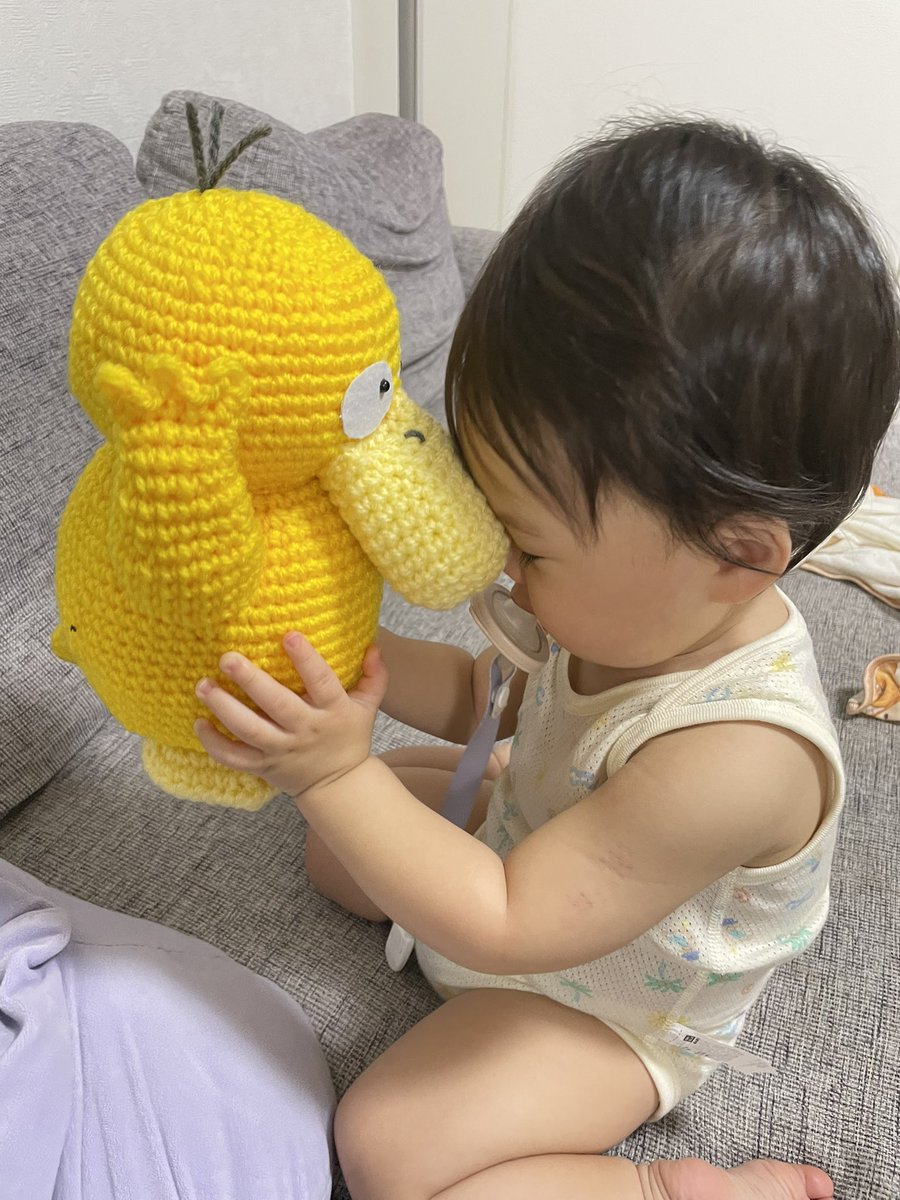 pubg_1209's tweet photo. 息子にトモダチを編んだ🧶

独特な遊び方で尊い·̩͙꒰ঌ( ߹𖥦߹ )໒꒱·̩͙ https://t.co/hwXJUbYOEO