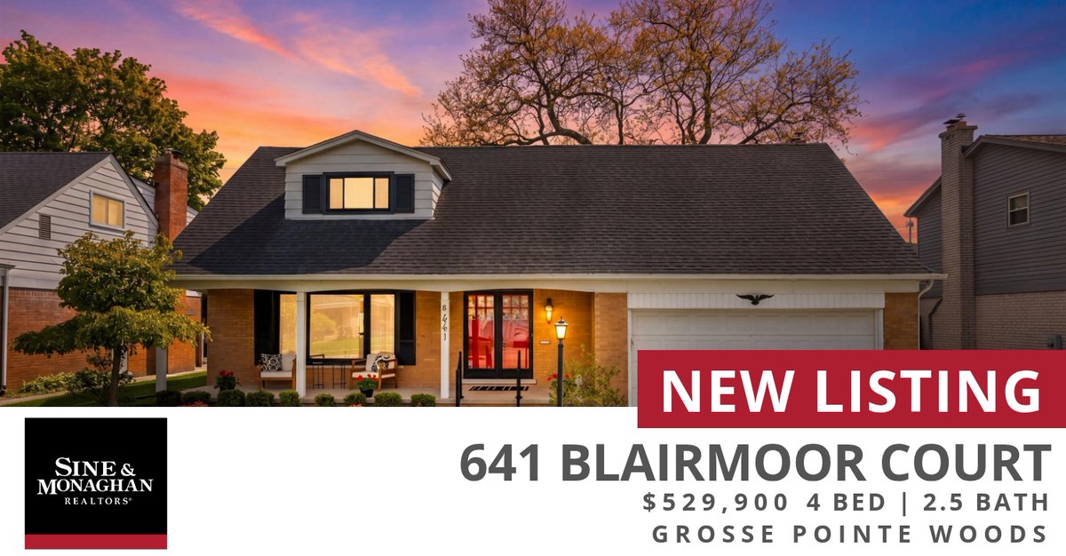 gppollyryan's tweet photo. 📍 New Listing 📍 Take a look at this fantastic new property that just hit the market located at 641 Blairmoor Court in Grosse Pointe Woods. Reach out here or at (313) 402-8294 for more information!

Listed by S Frank Lucido

Polly... https://t.co/BhGDQan401 https://t.co/i408AcWyLn
