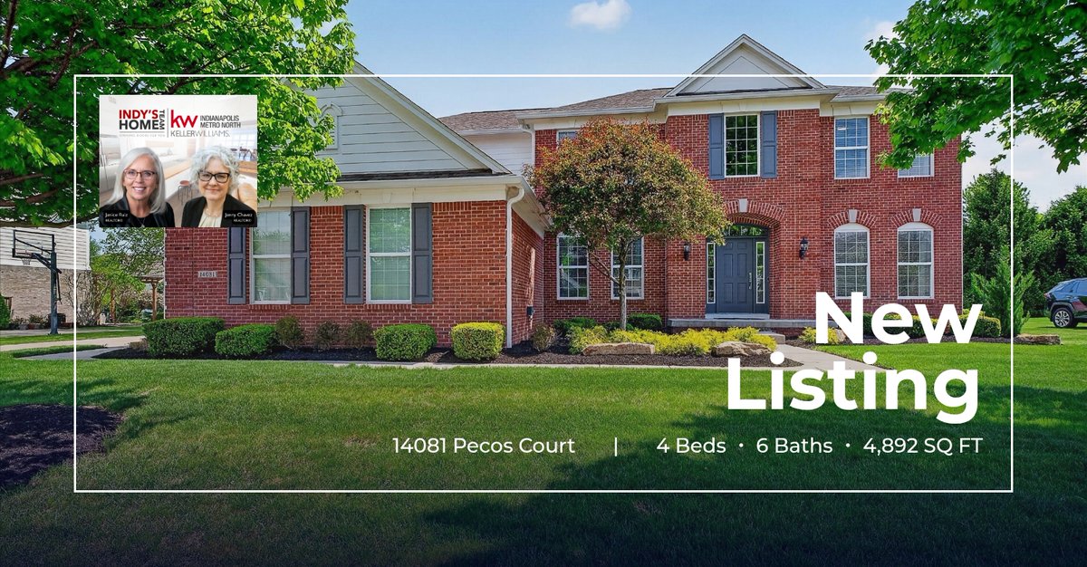 jenrchavez's tweet photo. Keller Williams Indianapolis Metro North

📍 New Listing 📍 Take a look at this fantastic new property that just hit the market located at 14081 Pecos Court in Carmel. Reach out here or at (262) 909-1606 for more infor... https://t.co/89afr2KUaT https://t.co/fk5cnDk3Fn