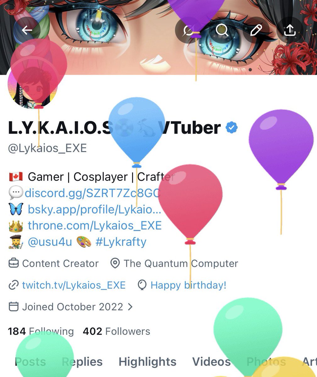 L.Y.K.A.I.O.S💿🐇VTuber tweet media