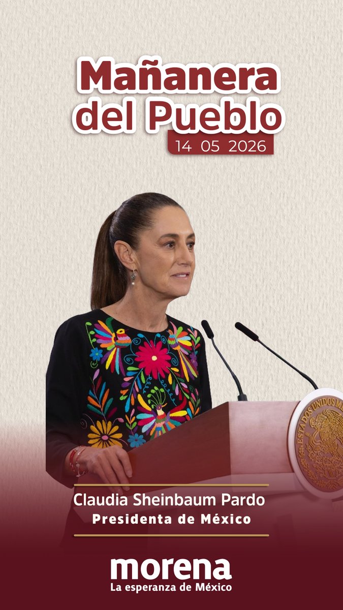 Morena tweet media