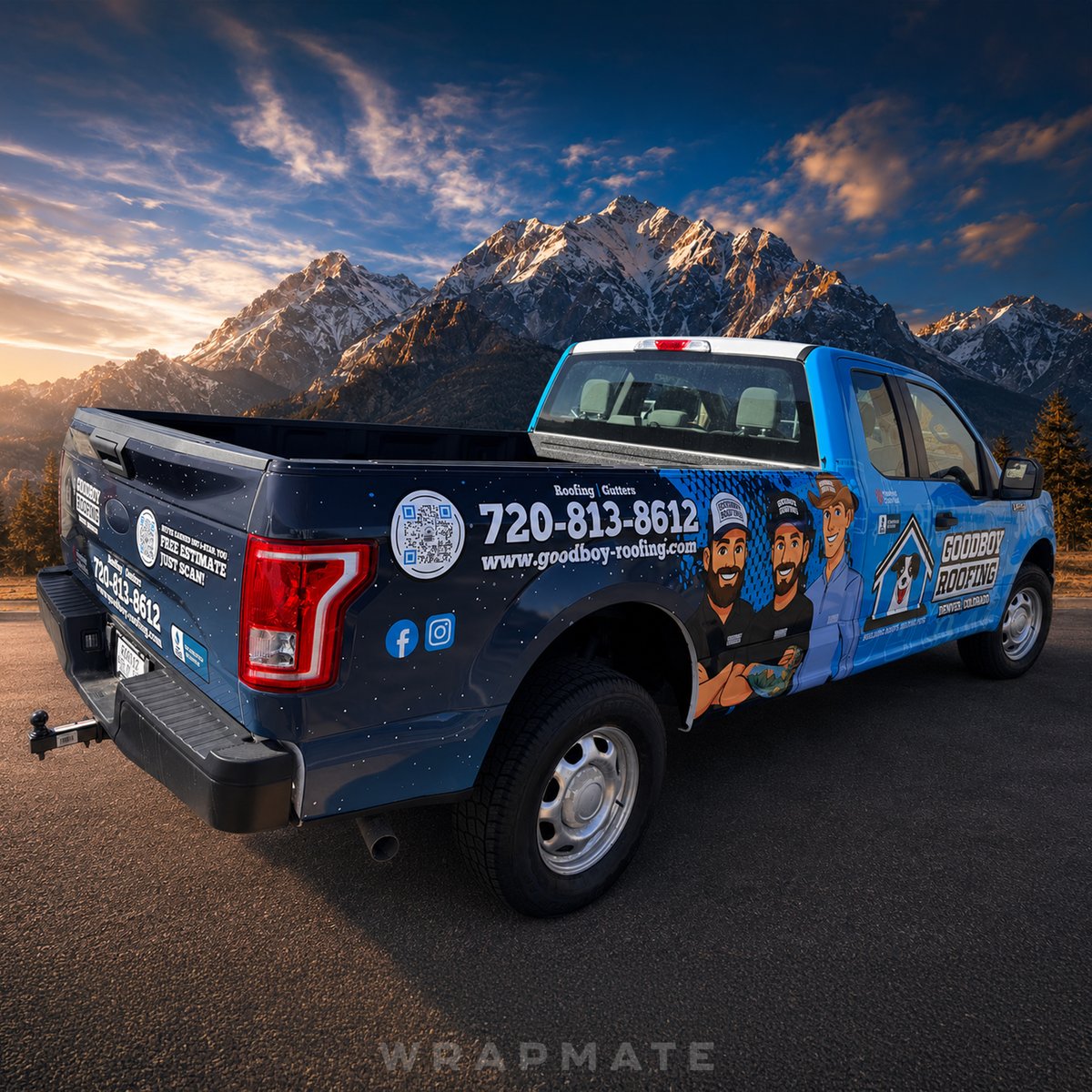 wrapmate's tweet photo. Building roofs. Helping pets. Now rolling through Denver. 🐾

GoodBoy Roofing donates $250 to Humane Colorado with every build, and we’re proud to wrap their mission with SpeedEFX.

#GoodBoyRoofing #Wrapmate #SpeedEFX https://t.co/8hCvlQLYEP