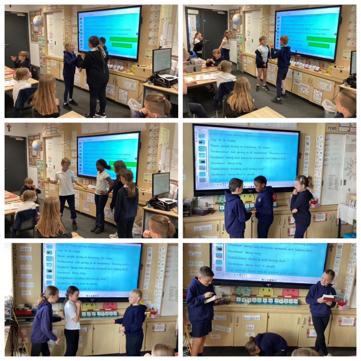 HolyTrinity316's tweet photo. Class 7 and 8 (Year 4) today took part in a drama activity in RE where they acted out a fruit of the Holy Spirit (the gifts the Holy Spirit brings to you). #holytrinitystars https://t.co/MYfSiUGy1D