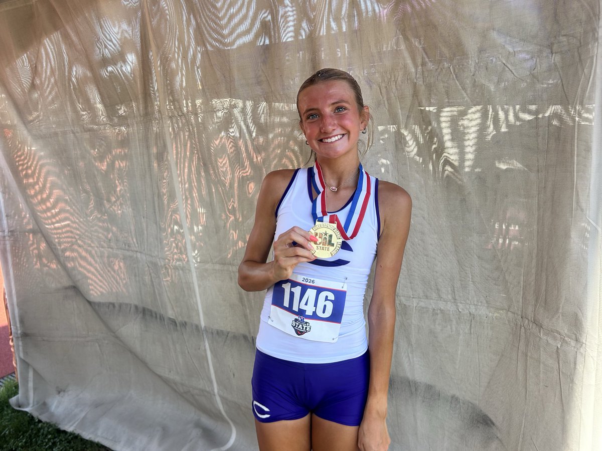 In her first UIL State Track & Field appearance, @LadyEagleCC’s Presli ...