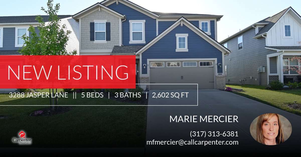 MFM1925's tweet photo. 📍 New Listing 📍 Take a look at this fantastic new property that just hit the market located at 3288 Jasper Lane in Brownsburg. Reach out here or at (317) 313-6381 for more information!

Listed by Hammel Team https://t.co/lmFUHDlYLF https://t.co/pSd6bHfCHc
