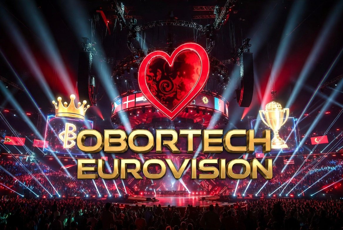Eurasian_Side's tweet photo. 🚨 OBORTECH CAN BE ENTERING EUROVISION

If so, we don't come to participate.   We come to **dominate**.
Blockchain voting. God-tier production. €50M prize pool.   And a crown that actually means something.

Eurovision is, then, no longer just a song contest.   It’s now an **execution arena**.
Get ready.   The game is about to be upgraded.

Blockchain Voting Revolution No more shady juries or neighbor-voting politics. Obortech introduces real-time, transparent, unhackable blockchain voting where every viewer in the world can vote with crypto/micro-payments. One person = one verified vote. Maximum drama, zero manipulation.

#ObortechEurovision #ExecuteOrEliminate