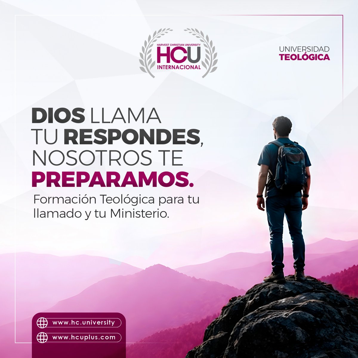 HCU_int's tweet photo. “No es solo enseñanza... Es formación con propósito”
Estamos listos para ayudarte, escríbenos, conoce más y pregunta por nuestros programas.

#hcu_int #UniversidadTeologica #FormacionMinisterial
#CapacitaTuLiderazgo #PreparadosParaServir https://t.co/LPe58NB2Uq