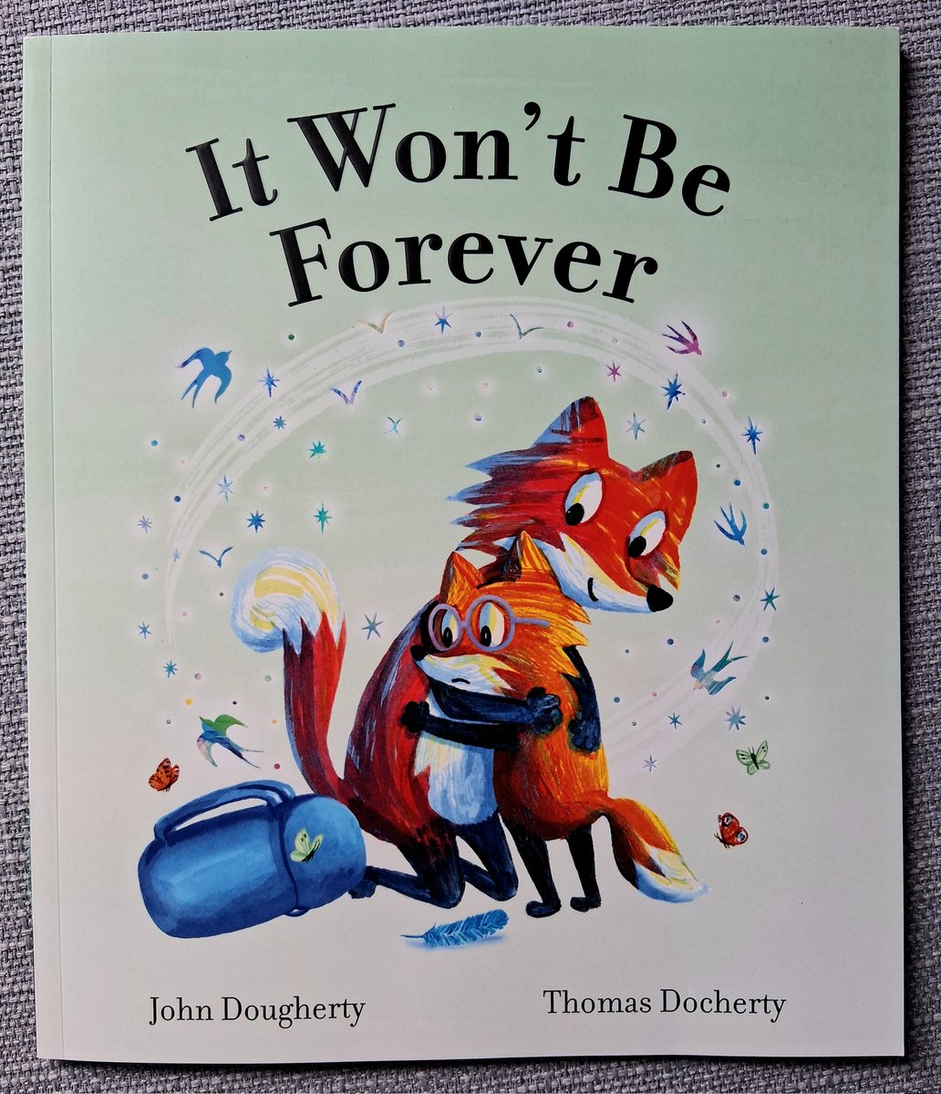 jonnybid's tweet photo. The partnership between writer @WriterPoetJohn and illustrator Thomas Docherty continues to flourish. It Won't Be Forever, their third collaboration, beautifully explores the anxiety young children can often feel when separated from a loved one. Very special indeed. https://t.co/ivQmDQwAxy