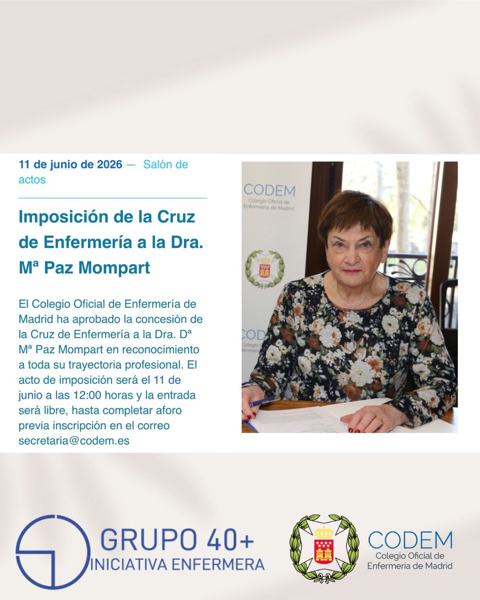 Grupo40+IniciativaEnfermera tweet media