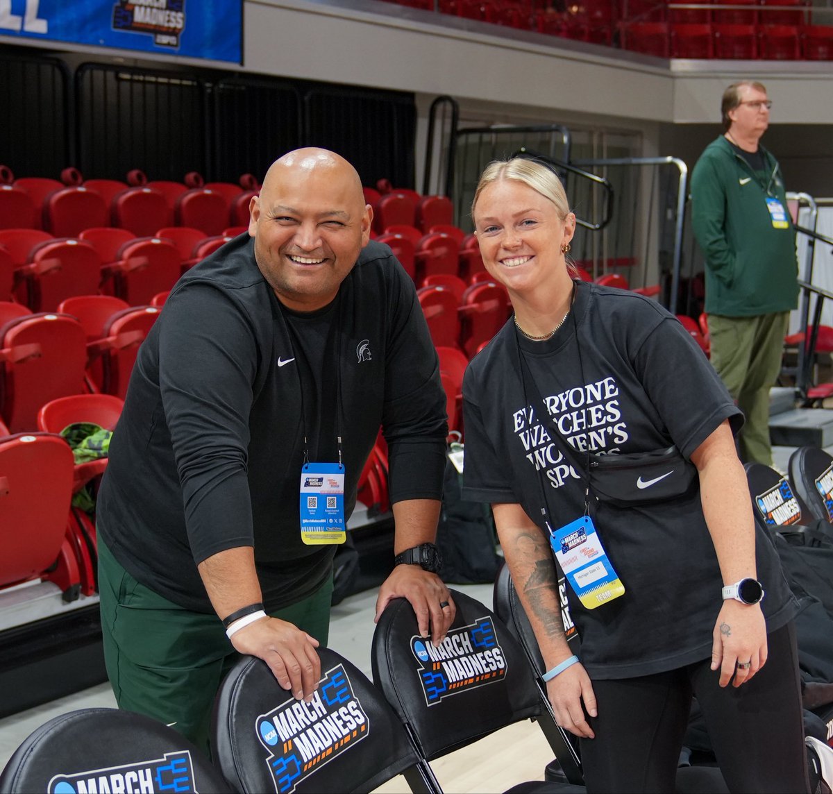 MSU_WBasketball's tweet photo. Help us wish the happiest birthday to our equipment manager, Juan Moreno!💚🎉 https://t.co/WhGHFLTkaH