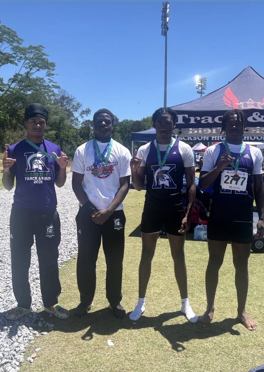 Tyree_16's tweet photo. I am blessed to be a state medalist for the 4x200 
@KACWarriorFB @coaching22 @CoachAntSwain @MichaelWoosley @RecruitGeorgia @coachcollier1 #agtg https://t.co/pvEAWkhKYb