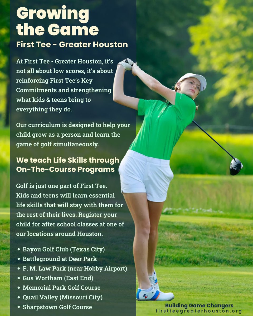 First Tee - Greater Houston tweet media