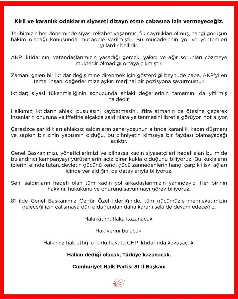 CHP Kadın tweet media