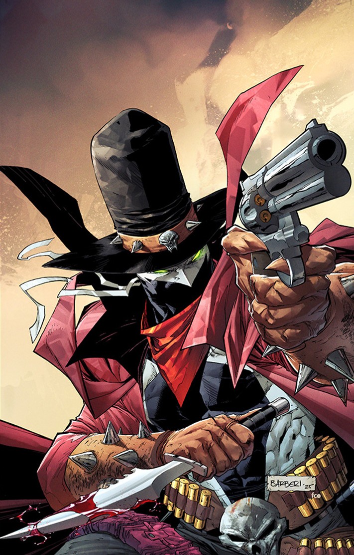 SpawnArchive's tweet photo. The cover of Gunslinger Spawn #54 (2026). Art by @CarloBarberi 
#Spawn https://t.co/FPyXB1UweK