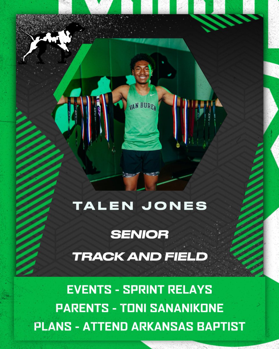 VBHSXCTRACK's tweet photo. Honoring the class of 2026, Talen Jones plans on attending Arkansas Baptist and playing football https://t.co/x7DVNA0J3J