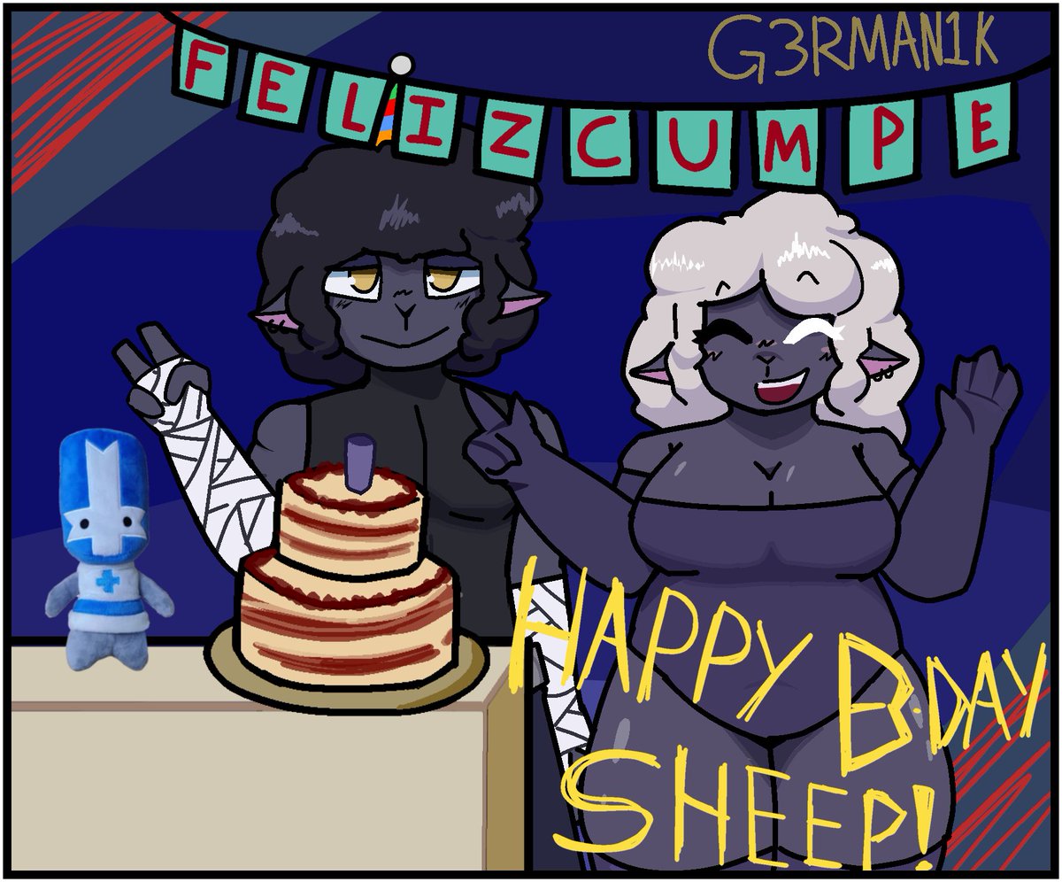 G3rman1k's tweet photo. FELIZ CUMPLE COLEGA @HornySheepX 💚
#art #birthaday #furryartwork https://t.co/hxRwoV92PJ