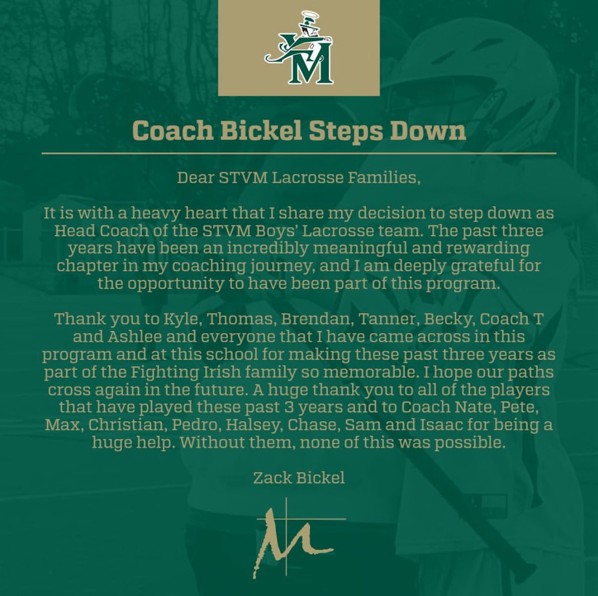 CoachZack13's tweet photo. It’s been a pleasure. https://t.co/aIVDavKvi2