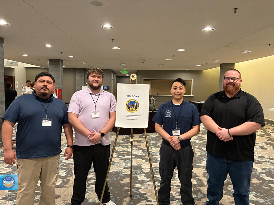 IowaCorrections's tweet photo. Residential Officers Rigoberto Rodriguez-Infante, Jacob Rupe, Kevin Suchomski, and Residential Manager Chuck Severs represented the 8th in Minnesota at Midwest Gang Investigators Association national gang conference.

#IDOC https://t.co/Fh64GbEFEw