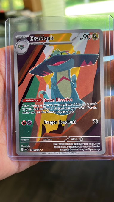 ctrltcg's tweet photo. @cardboardbst All for sale! 
Darkrai 110$ 
Drakloak 11$ 
Dragapult 16$ 
Fidough 30$ https://t.co/3VDgozzEE1