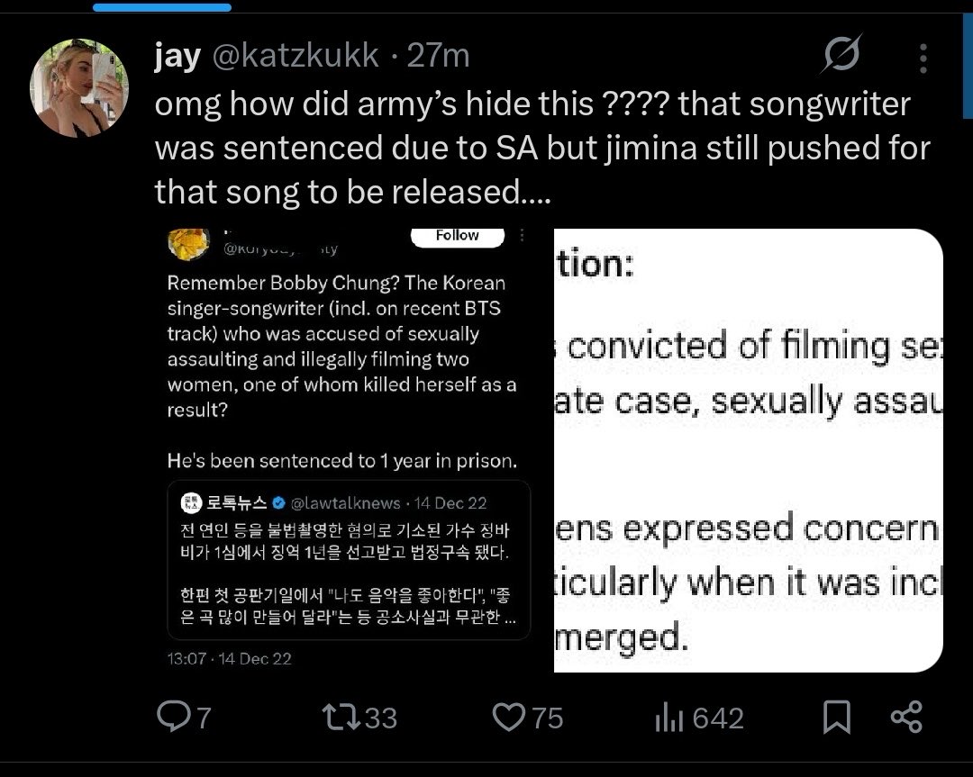 Jiminreport_'s tweet photo. the songwriter has worked on multiple bts songs. mots 7 was released before he got sentenced 

🔗 https://t.co/69D9Kypqre 
🔗 https://t.co/i0T8H2DOzH https://t.co/1Ffi3Y69BO