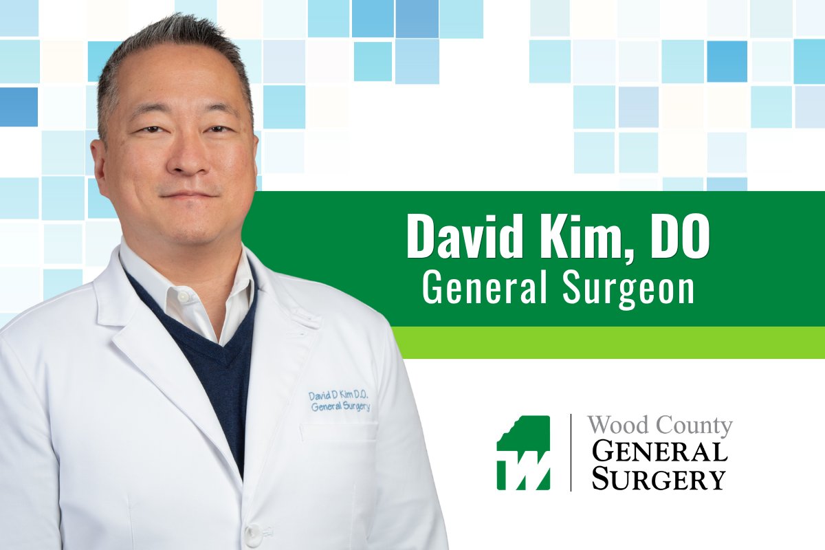 WCHosp's tweet photo. We’re excited to welcome David Kim, DO, to Wood County General Surgery!

Dr. Kim provides compassionate, high-quality surgical care and believes in keeping patients informed, involved and supported every step of the way.

Now accepting new patients: (419) 728-0640. https://t.co/YiksBXLjeh