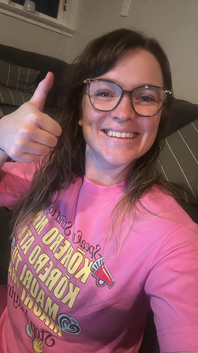 _gmdougherty's tweet photo. Friyay and #PinkShirtDay 👚💕 @mentalhealthnz https://t.co/UPdR5hmJ2G