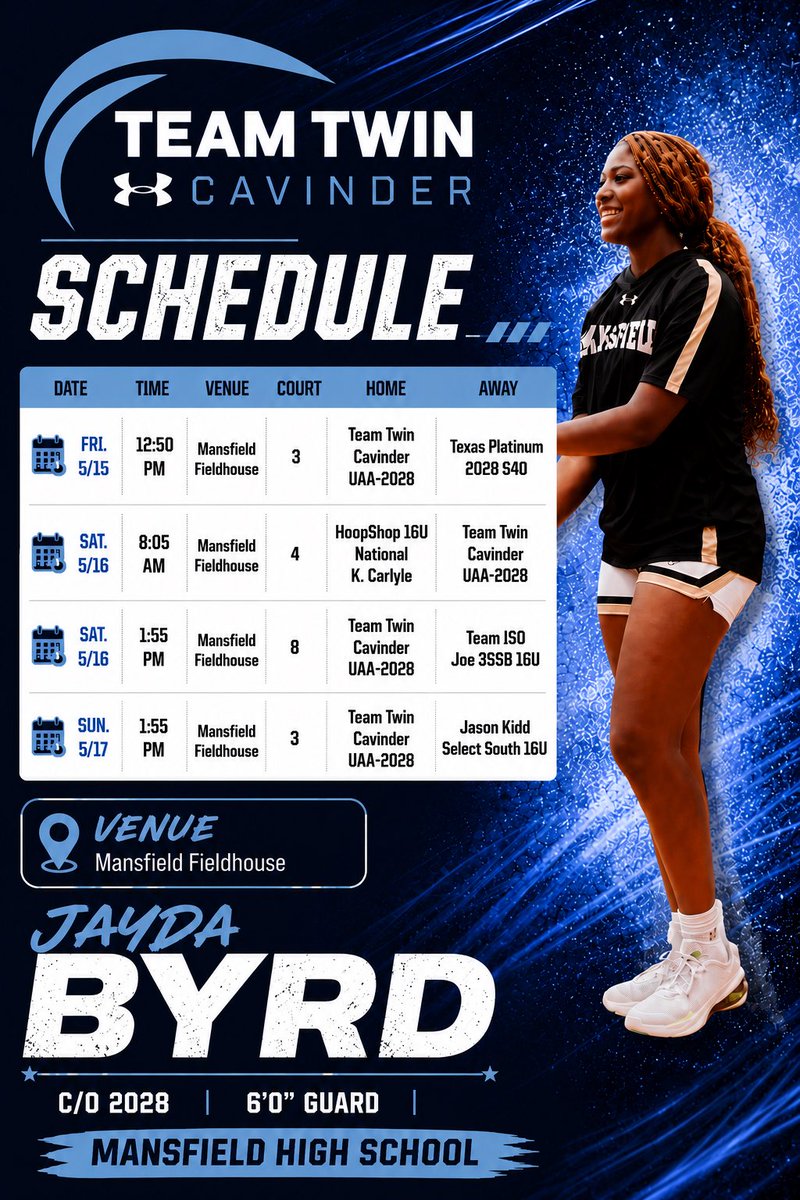 ByrdJayda11's tweet photo. Coaches if you’re in Mansfield this weekend please check out me and my squad at the Heart of Texas!
#NCAAEVAL #LivePeriod #JaydaByrd #C02028 #BigGuard https://t.co/FzR1CW3M2z
