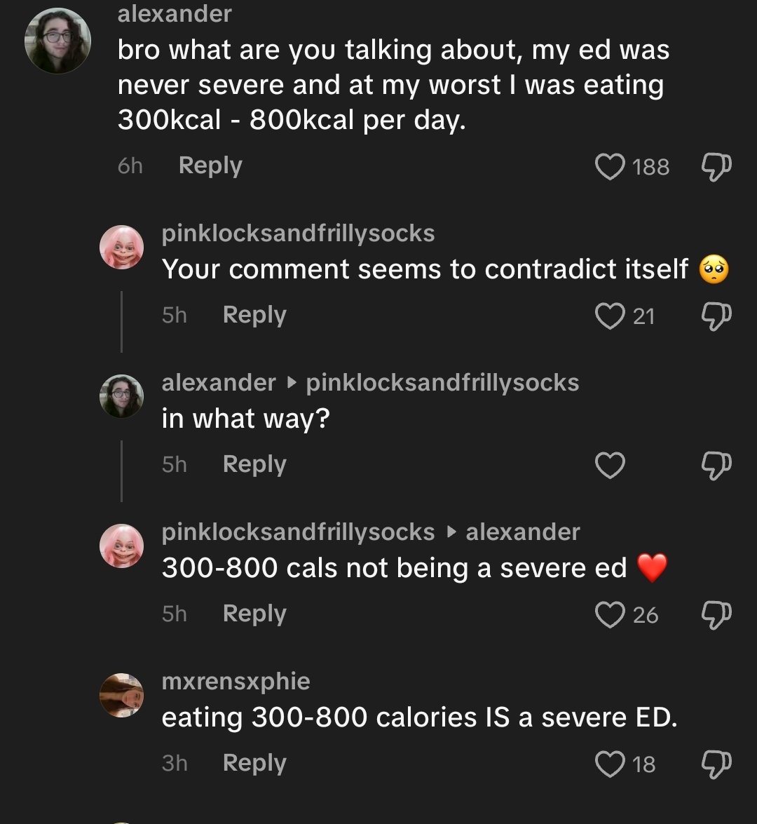 chaicupmera's tweet photo. why is everyone on edtt claiming they're the better anas. sorry that people with severe ed don't eat air and d1e in a week https://t.co/wkFY4lWsYI