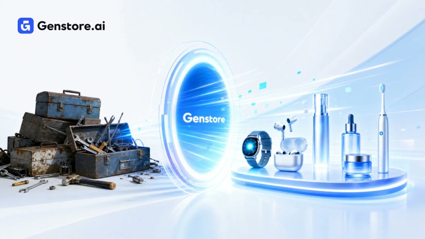 Genstore_AI's tweet photo. Million-dollar ecommerce stores used to take months to build.

Now they can be recreated in minutes with AI.

Analyze winning niches. Build the storefront.
Generate content. Launch fast.

Speed is becoming the biggest competitive advantage in e-commerce.

See how @Genstore_AI breaks it down below: