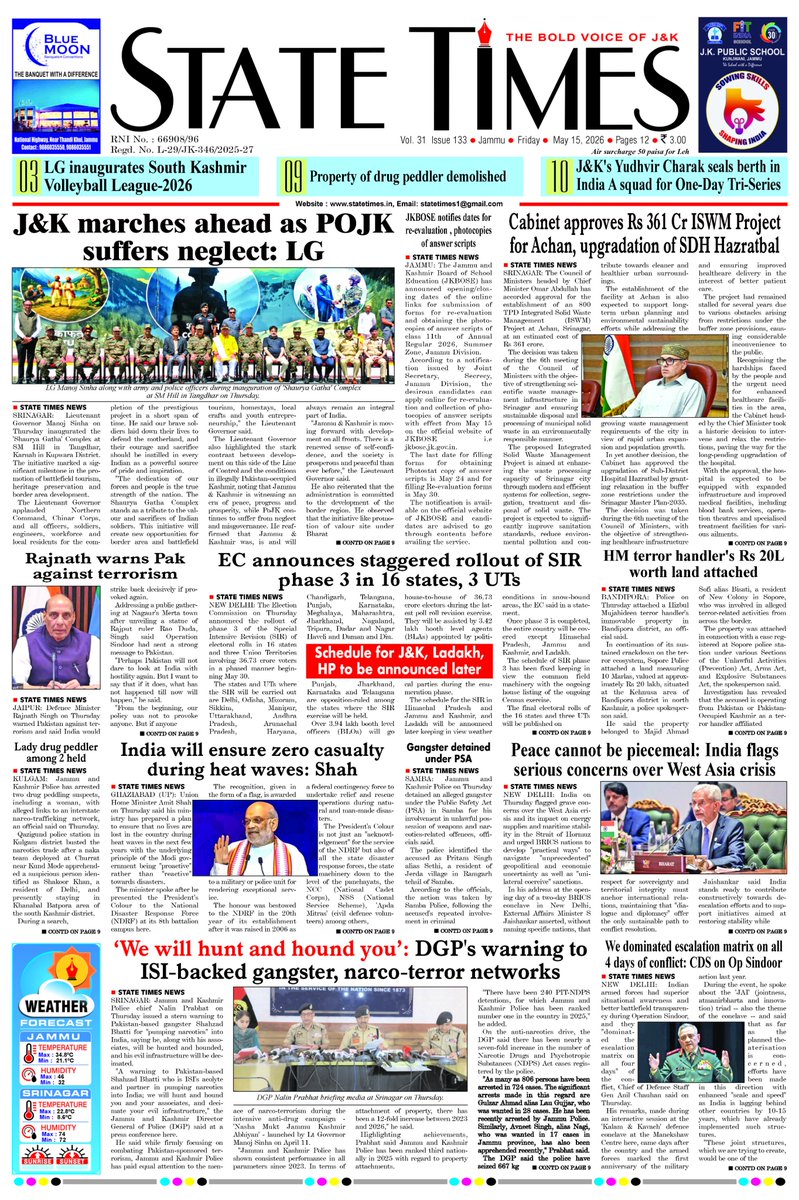 State Times tweet media