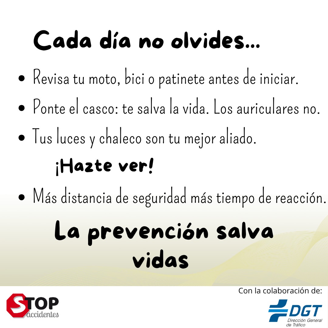 stop_madrid's tweet photo. 🚴‍♂️Aunque el mundo ruede deprisa, nada es más urgente que tu seguridad. Al volante o al manillar, tu única prioridad es el camino. Deja el móvil a un lado; tomar decisiones seguras es el mejor trayecto para volver siempre a casa.
#Prevención #HazteVer #MueveteSeguro @DGTes https://t.co/VPqRZWWQJc