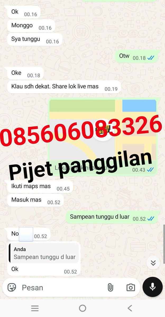 New2Pijat's tweet photo. Monggo pijet capek(pegel) urut fullbody, refleksi, fullbody, kerok 

WA 085606083326

#pijetsurabaya #pijetsidoarjo #pijetgresik #pijatsurabaya #pijatsidoarjo #pijatgresik
#pijatpriasurabaya #pijetpriasurabaya #pijatpria https://t.co/Ap3BFRIPsq